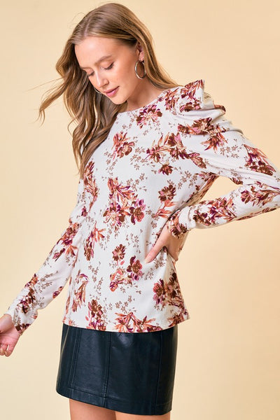 Paula Puff Sleeve Floral Top