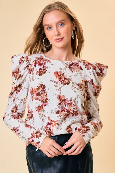 Paula Puff Sleeve Floral Top