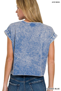 Mackenzie Cuffed Short Sleeve Top