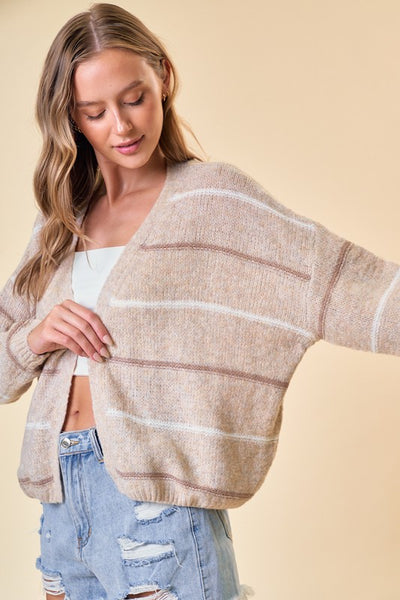 Olivia Striped Cardigan