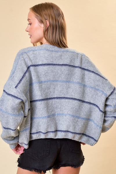 Olivia Striped Cardigan