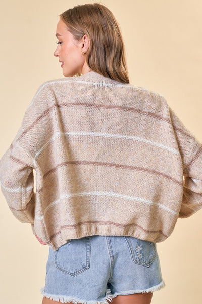 Olivia Striped Cardigan