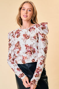 Paula Puff Sleeve Floral Top