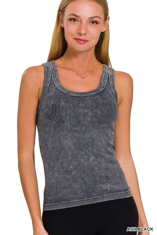 2 Way Neckline Tank Top