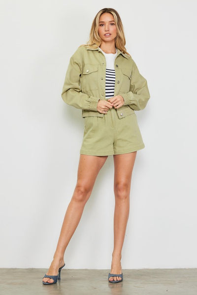 Liz Cotton Twill Jacket