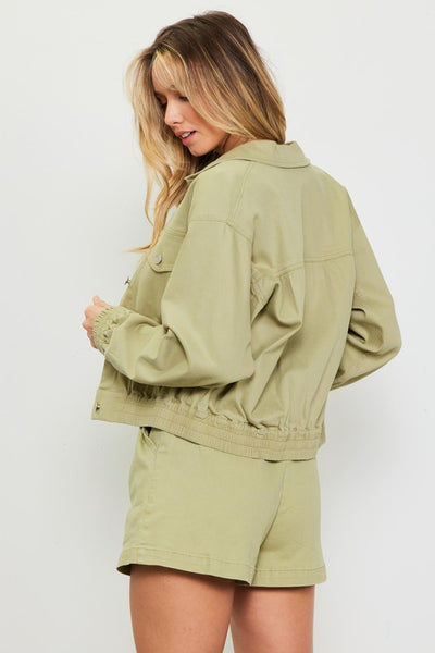 Liz Cotton Twill Jacket