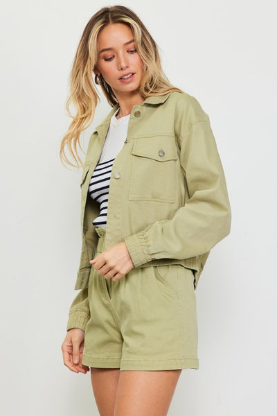 Liz Cotton Twill Jacket