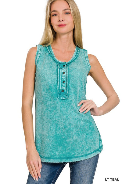 Cindy Henley Tank Top