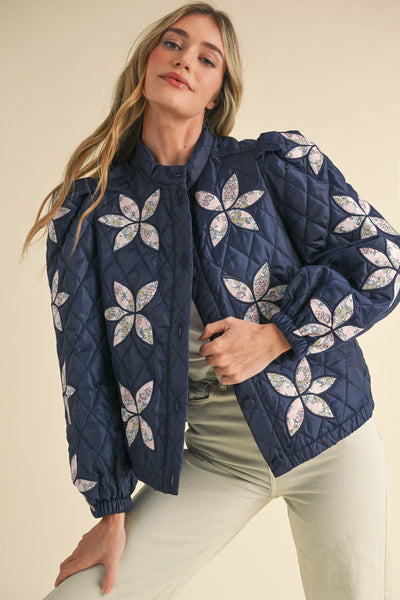 Briana Floral Patchwork Jacket