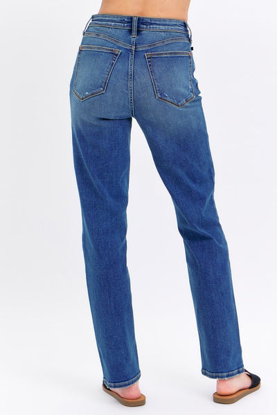 Megan High Waist Straight Fit Jeans