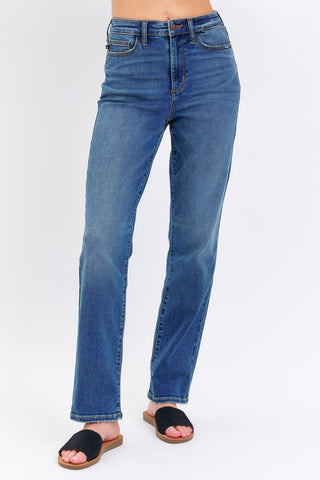 Megan High Waist Straight Fit Jeans