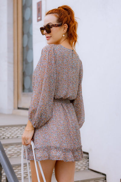 Stephanie Floral Smock Dress