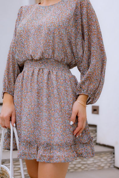 Stephanie Floral Smock Dress