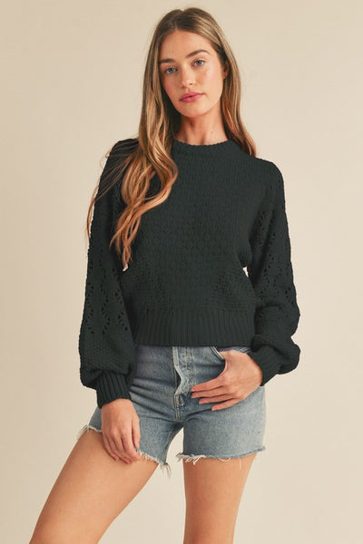 Harmony Pointelle Sweater