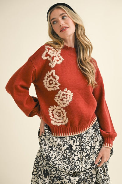 Sonia Mock Neck Sweater