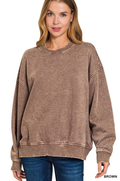Rima Oversized Fleece Pullover