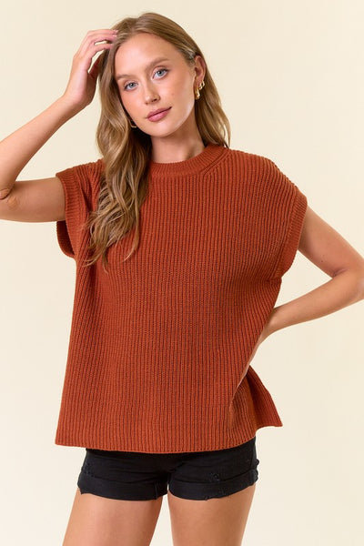 Myra Round Neck Sweater Vest