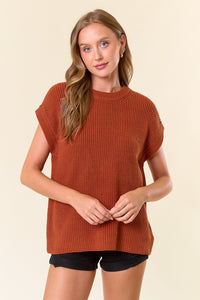 Myra Round Neck Sweater Vest