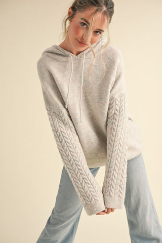 Jana Pullover Knit Hoodie