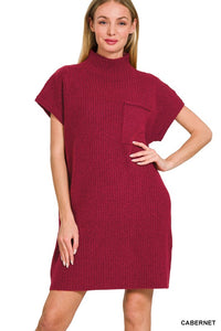 Max Mock Neck Sweater Dress