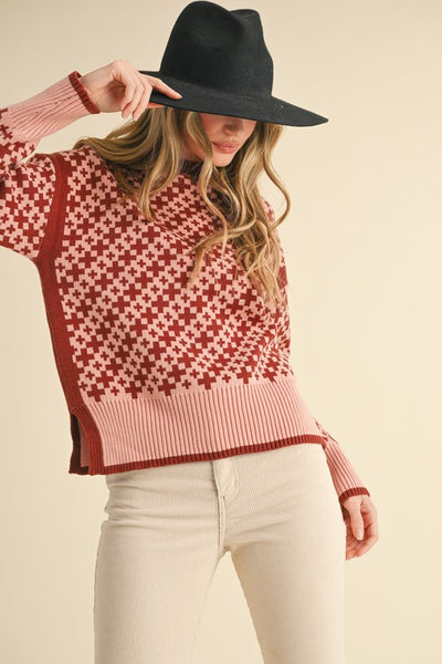 Misty Side Slit Sweater