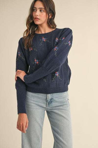 Leah Embroided Sweater