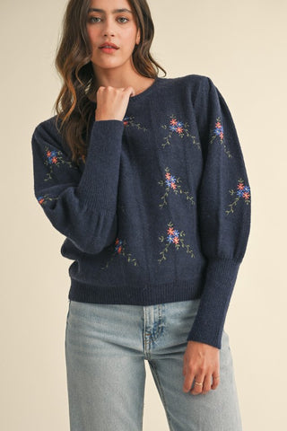 Leah Embroided Sweater