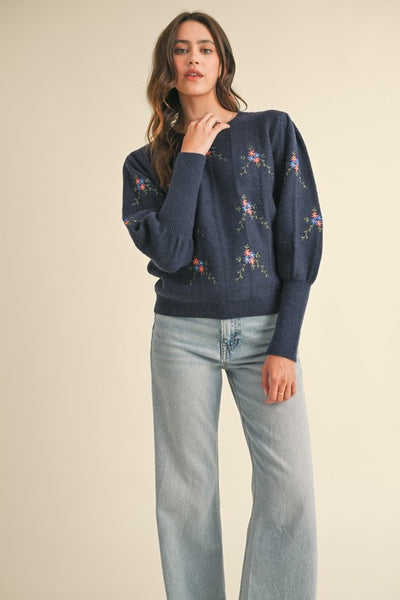 Leah Embroided Sweater