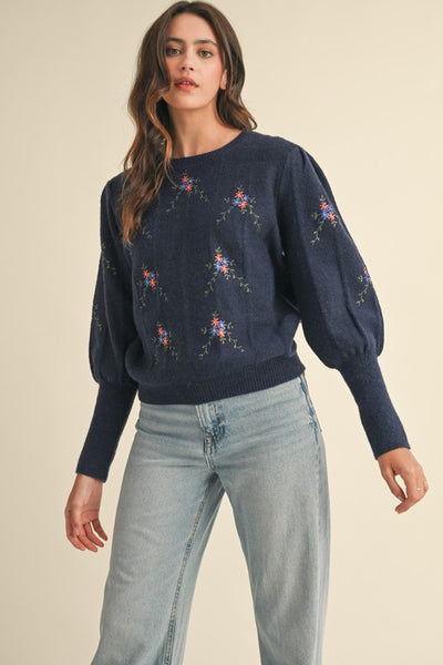 Leah Embroided Sweater