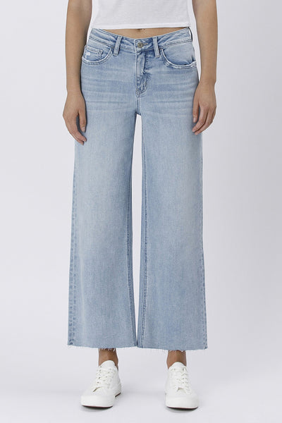 Olivia Hi-Rise  Wide Leg Cropped Jeans
