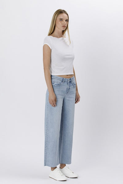 Olivia Hi-Rise  Wide Leg Cropped Jeans