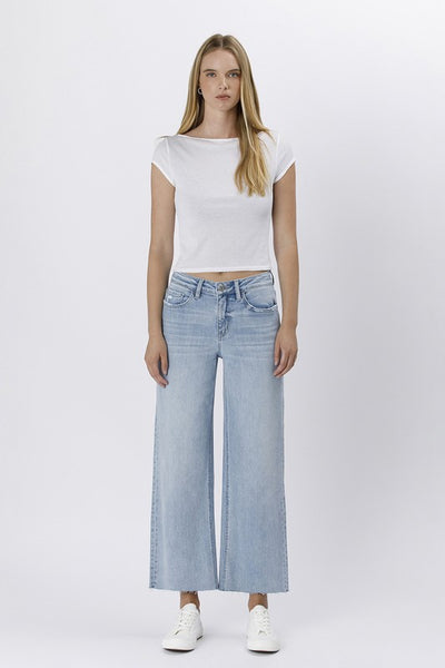 Olivia Hi-Rise  Wide Leg Cropped Jeans