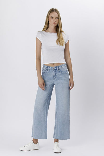 Olivia Hi-Rise  Wide Leg Cropped Jeans