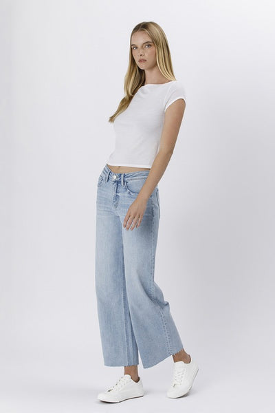 Olivia Hi-Rise  Wide Leg Cropped Jeans