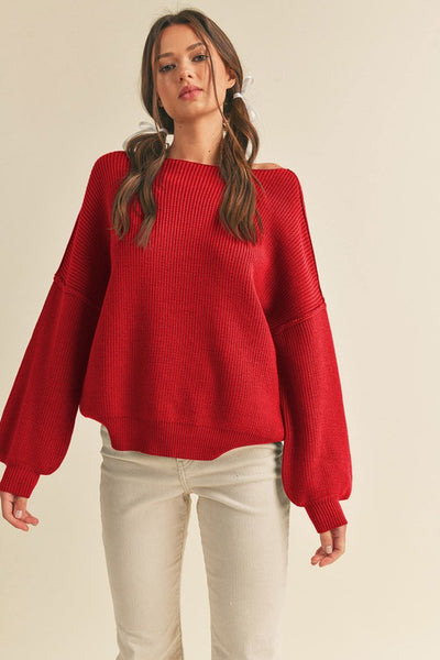 Beth Boat Neck Sweater