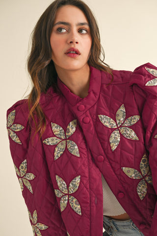 Briana Floral Patchwork Jacket