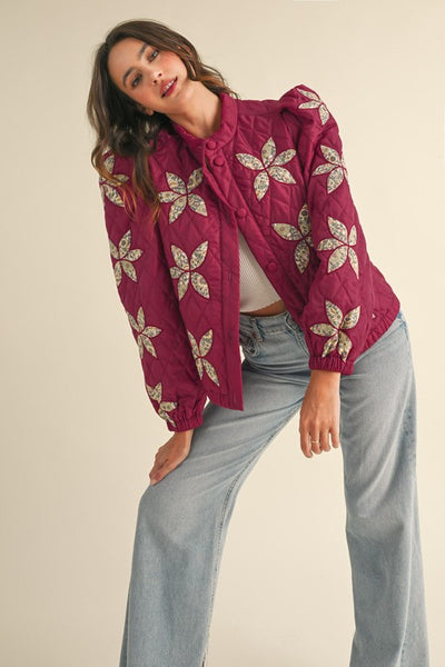 Briana Floral Patchwork Jacket