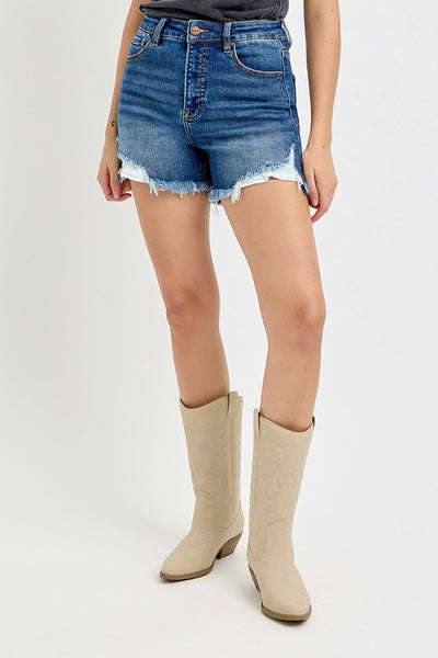 Max Side Step Hem Risen Shorts