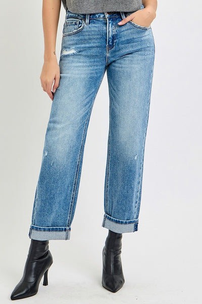 Rosa Boyfriend Ankle Jeans