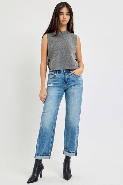 Rosa Boyfriend Ankle Jeans