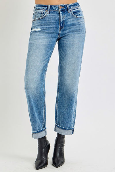 Rosa Boyfriend Ankle Jeans