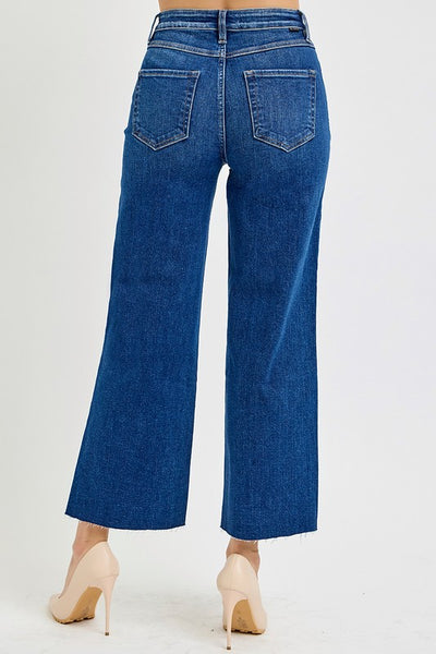Avery Cropped Wide Leg Jeans