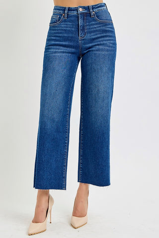 Avery Cropped Wide Leg Jeans