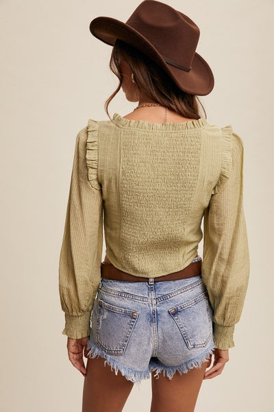 Dolly Corset Contrast Blouse