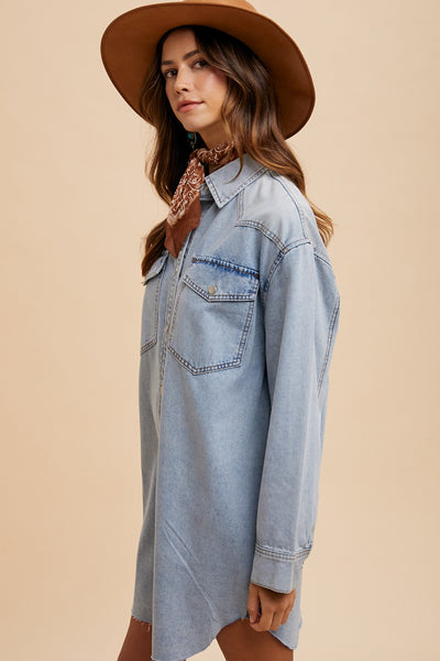 Denise Denim Shirt Dress