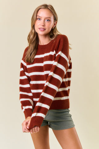 Isla Striped Knit Top