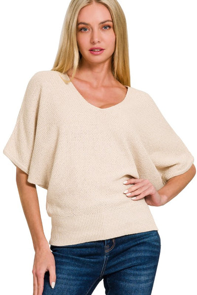 Morgan V-Neck Dolman Sleeve Top