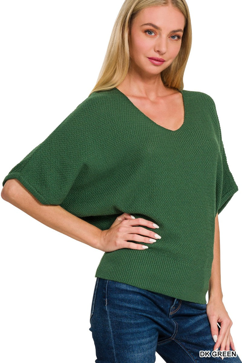 Morgan V-Neck Dolman Sleeve Top