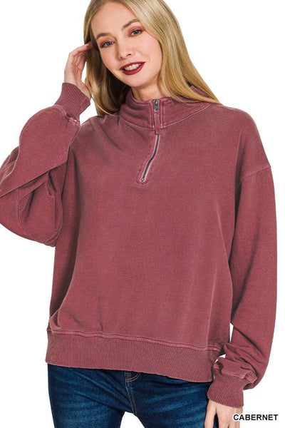 Alicia Half-Zip Pullover