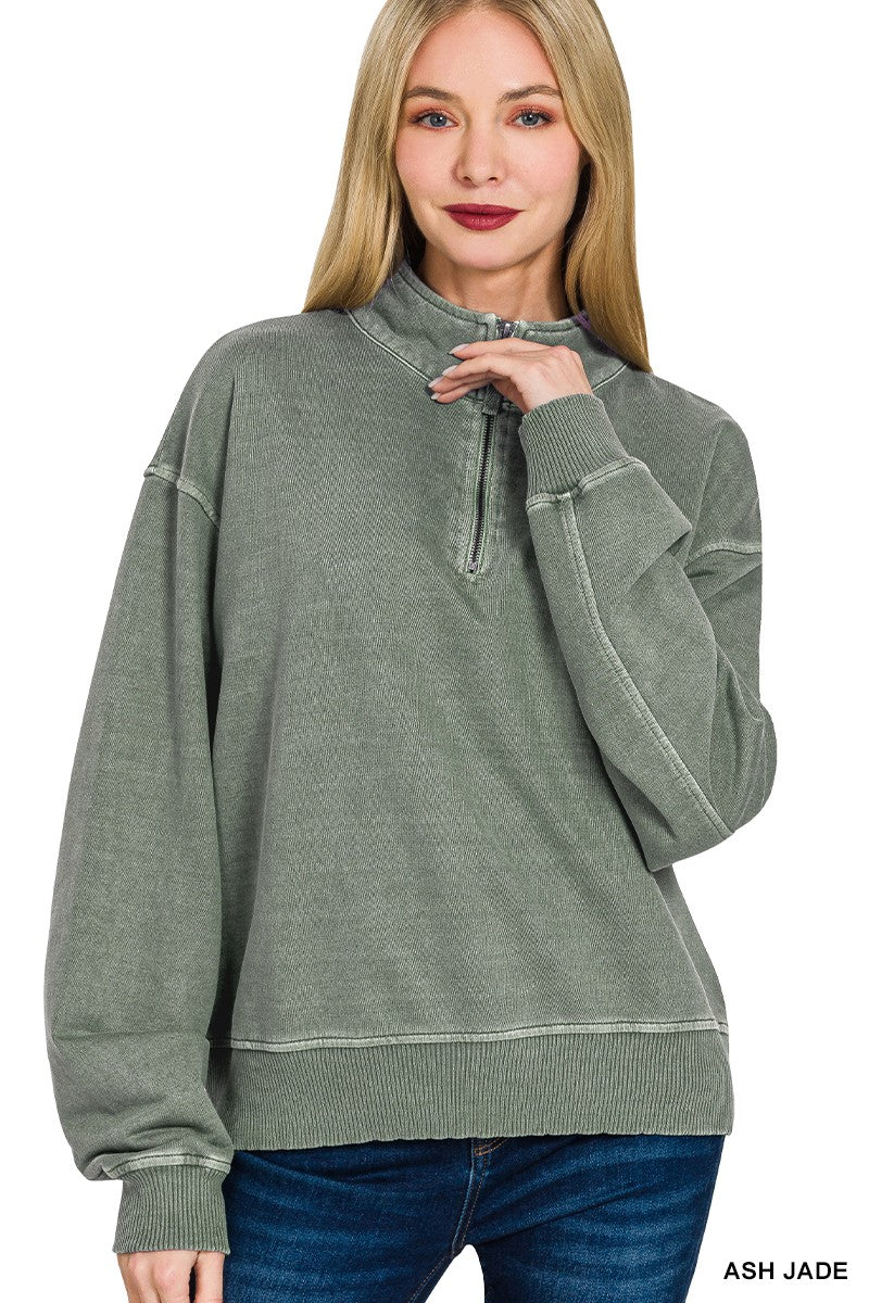 Alicia Half-Zip Pullover